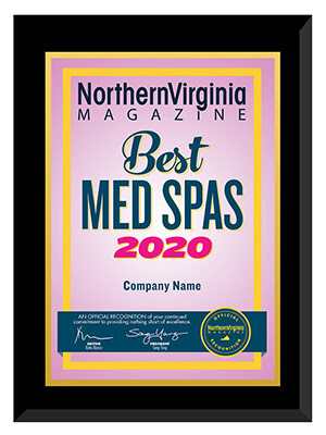 2020 Best Med Spas Plaque